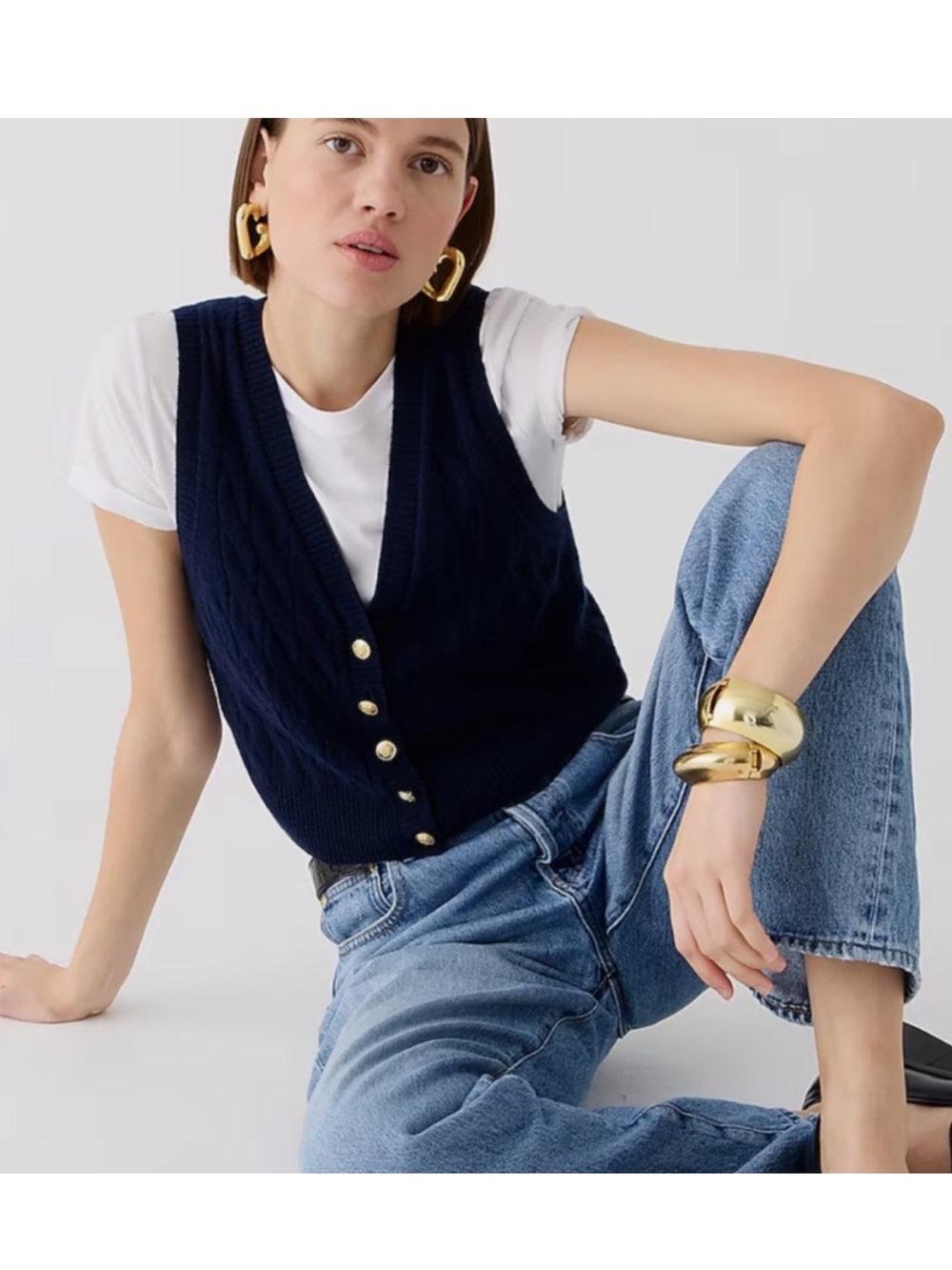 J. Crew cashmere sweater vest
